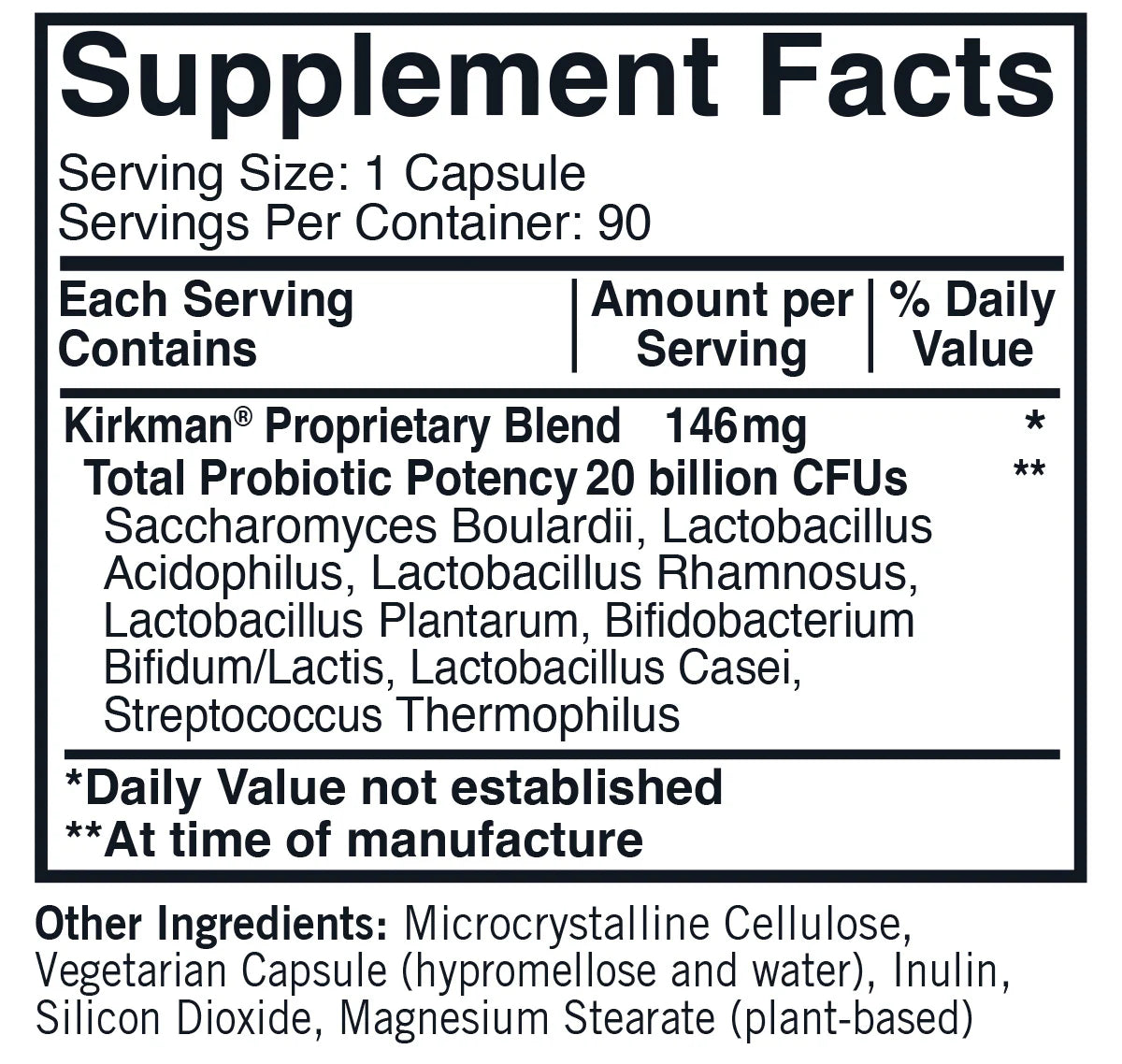 Pro-Bio Defense 90cap - Kirkman