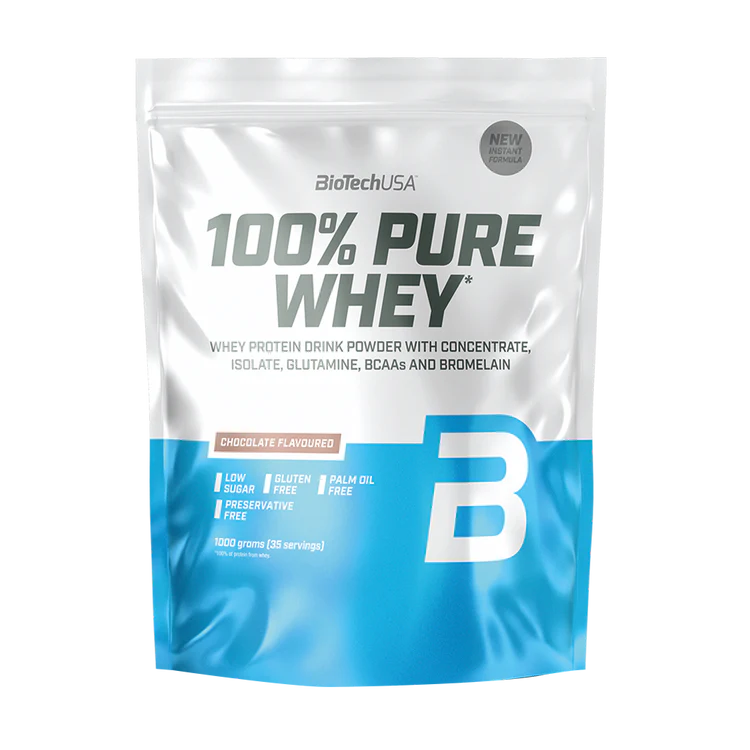 100% Pure Whey 900g Chocolate - BiotechUSA
