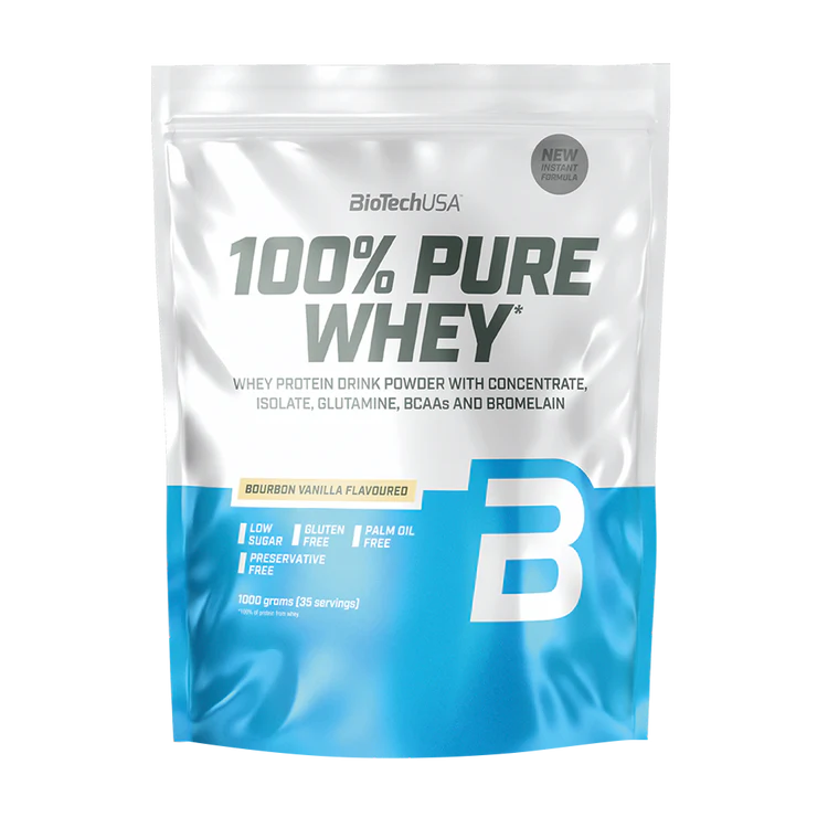 100% Pure Whey 900g Bourbon Vanilla - BiotechUSA