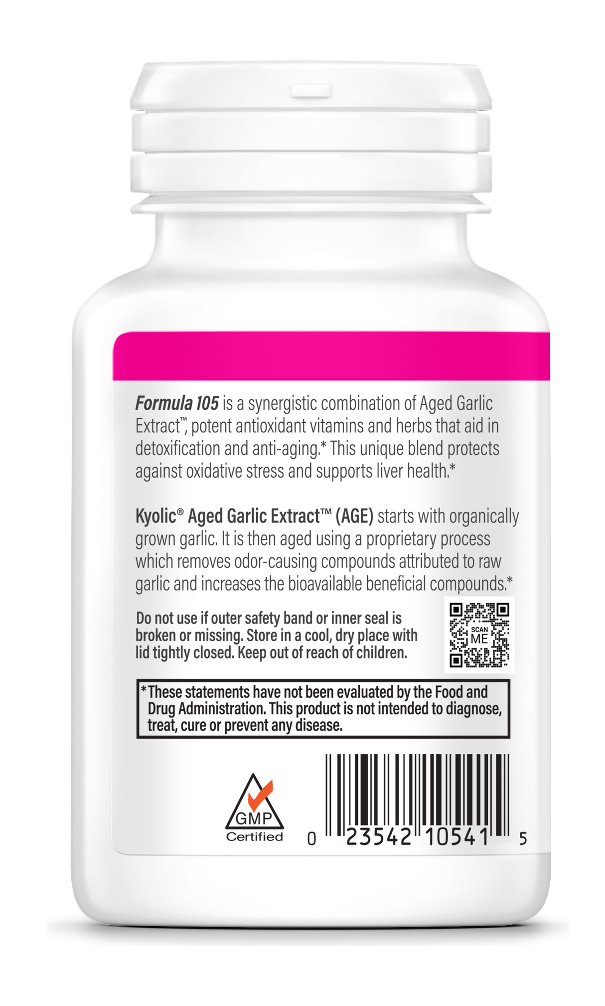 Detox & Anti-aging Formula 105 100cap - Kyolic