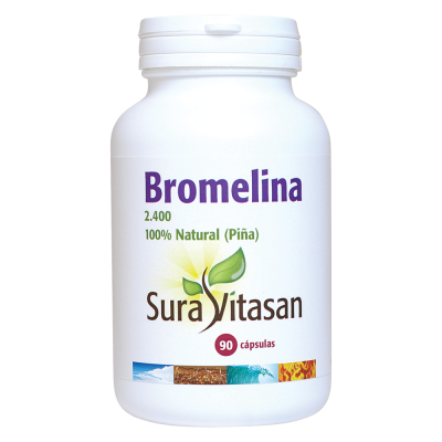 Bromelina 2400 50mmg 30cap - Sura Vitasan