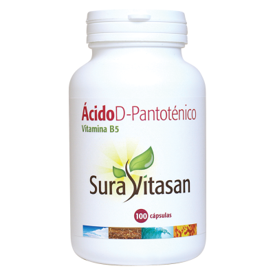 Ácido D-Pantoténico 500mg 100cap - Sura Vitasan