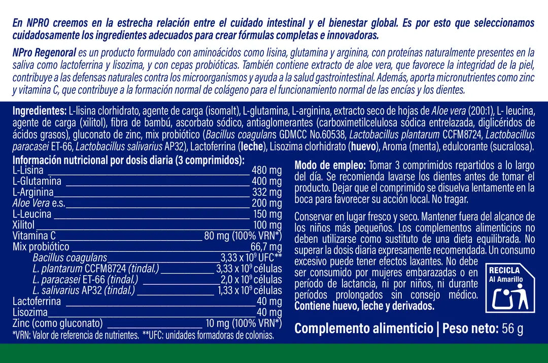 Regenoral 60comp - NPro
