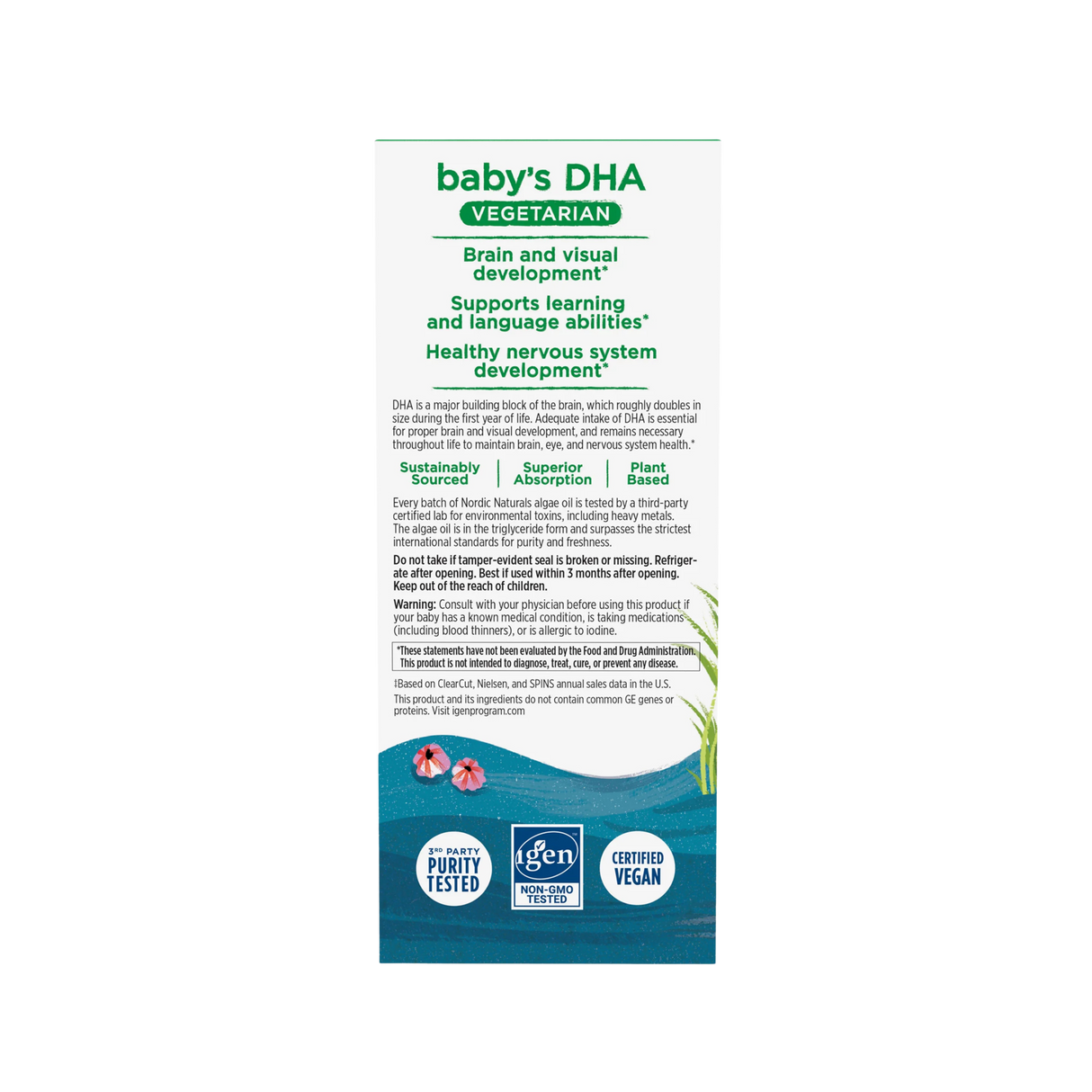 Baby's DHA Vegetarian 30 ml - Nordic Naturals