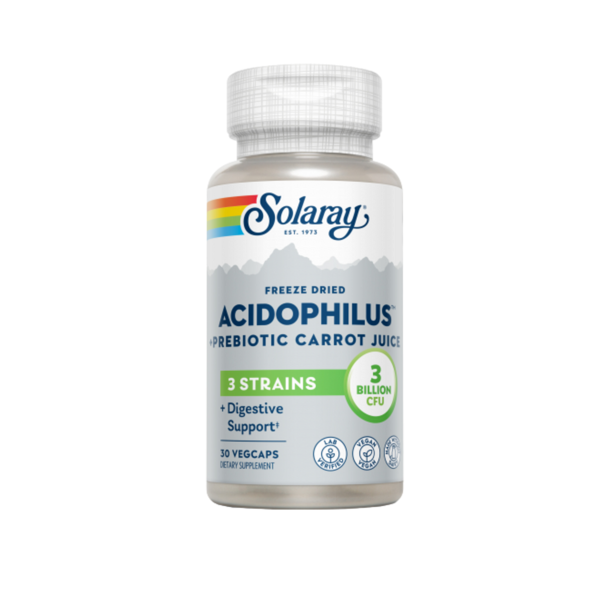 Acidophilus Vegan 30cap - Solaray