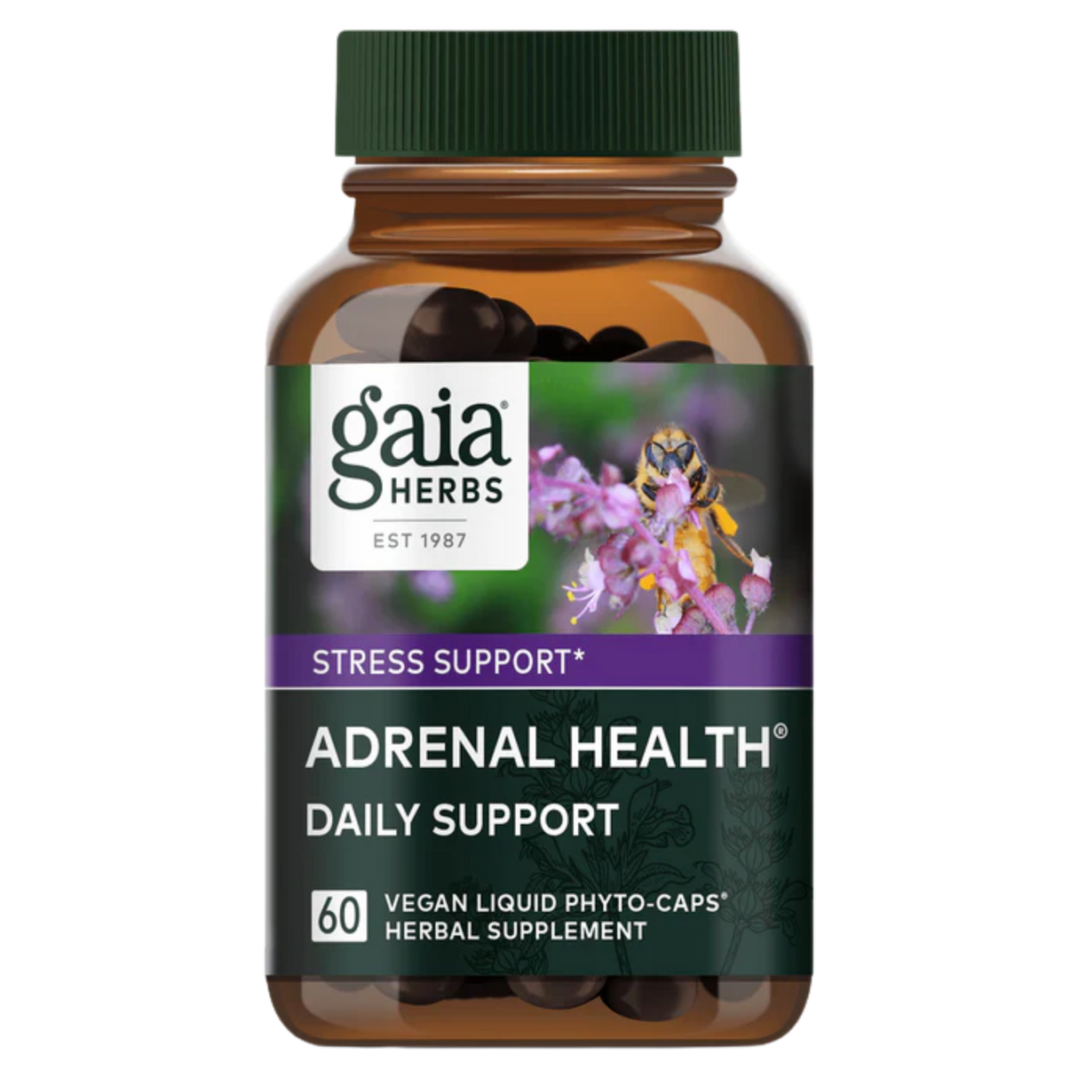 Adrenal Health Daily Support 60 cápsulas – Gaia Herbs