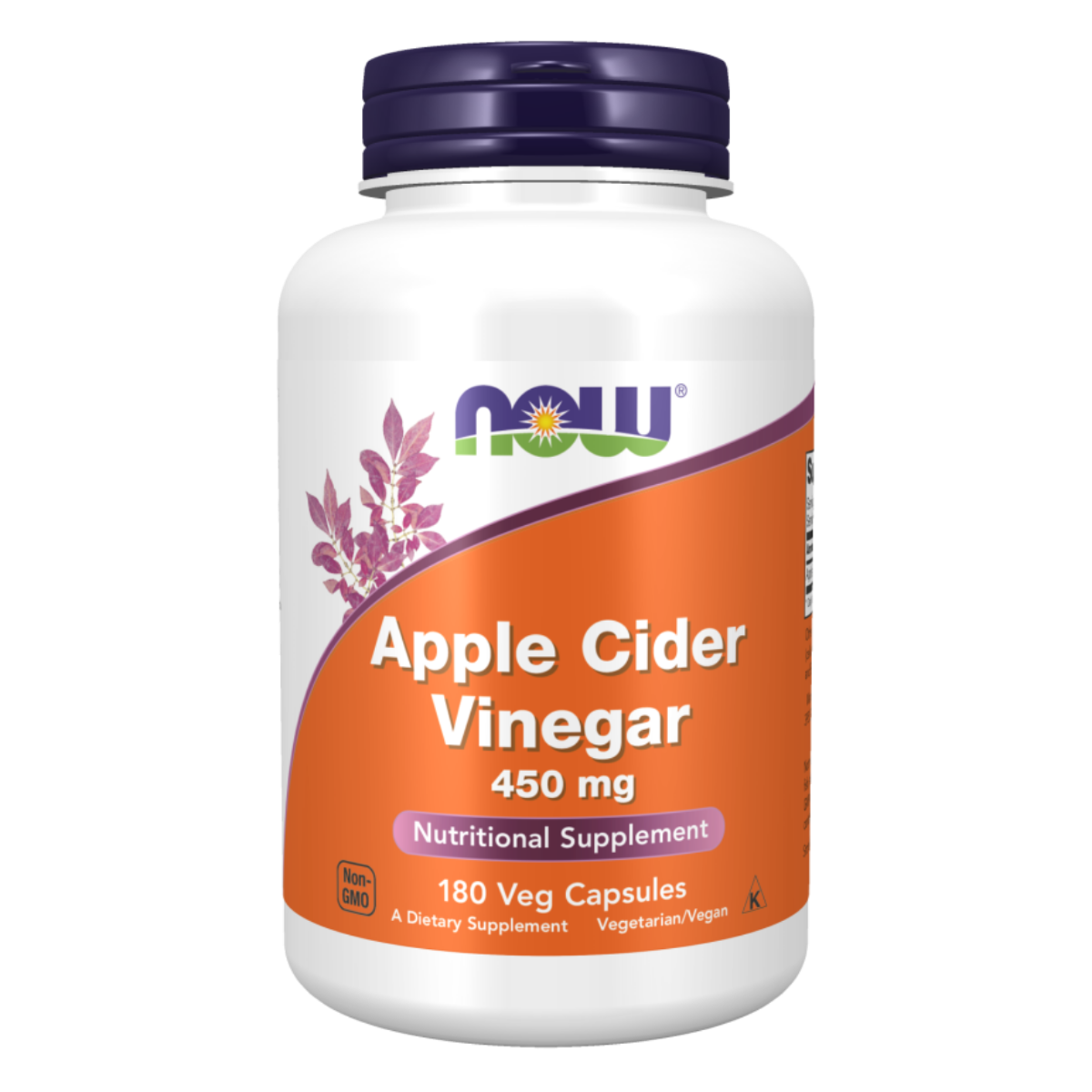 Apple Cider Vinegar 450mg 180cap - Now