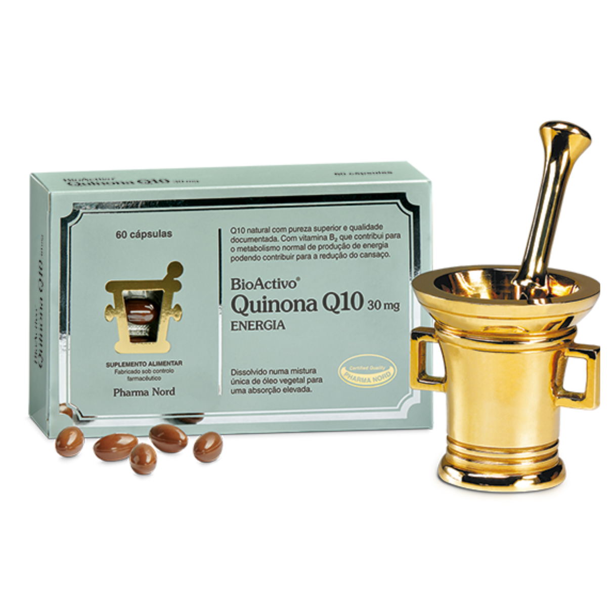BioActivo Quinona Q10 30mg 60cap - Pharma Nord
