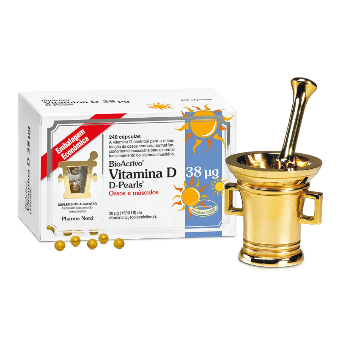 BioActivo Vitamina D38ug 240sft - Pharma Nord