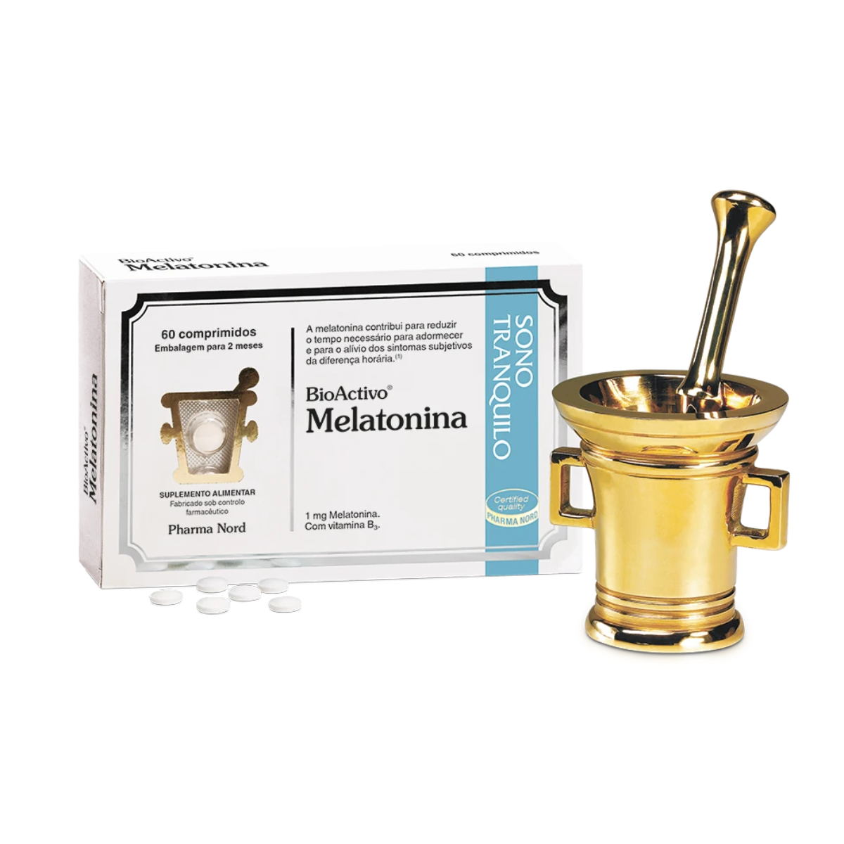 Bioactivo Melatonina 60cap - Pharma Nord