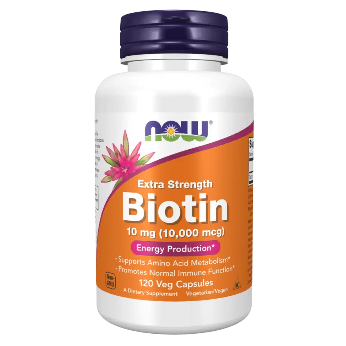 Biotin-10mg-120vcap-Now