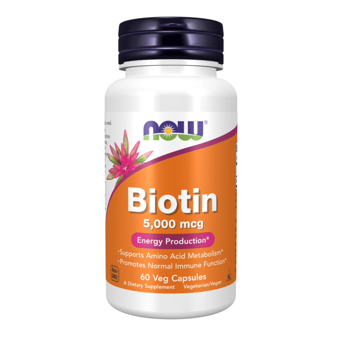 Biotin 5.000mcg 60vcap - Now Foods