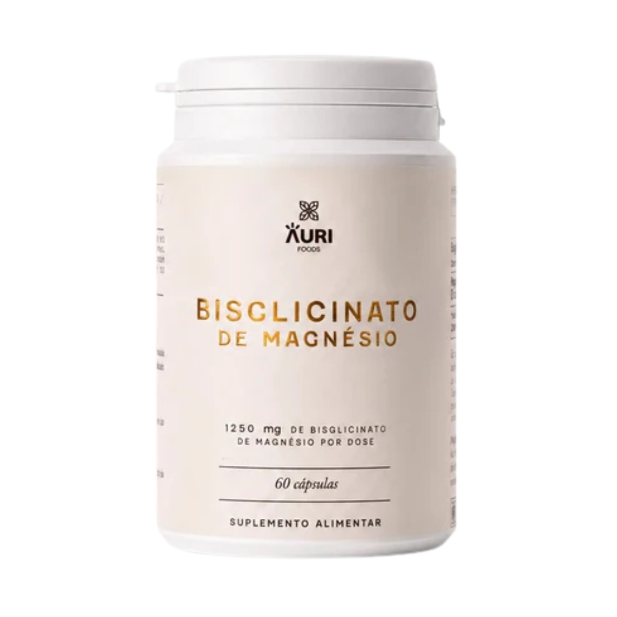Bisglicinato de Magnésio 60cap - Auri