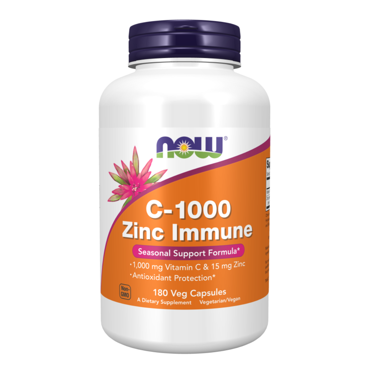 C-1000 Zinc Immune 180vcap - Now Foods