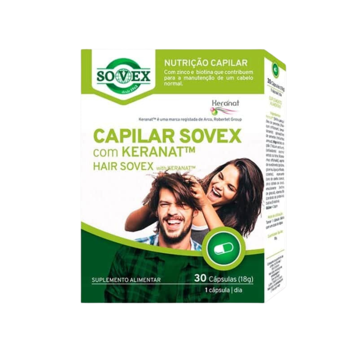 Capilar com Keranat 30cap - Sovex