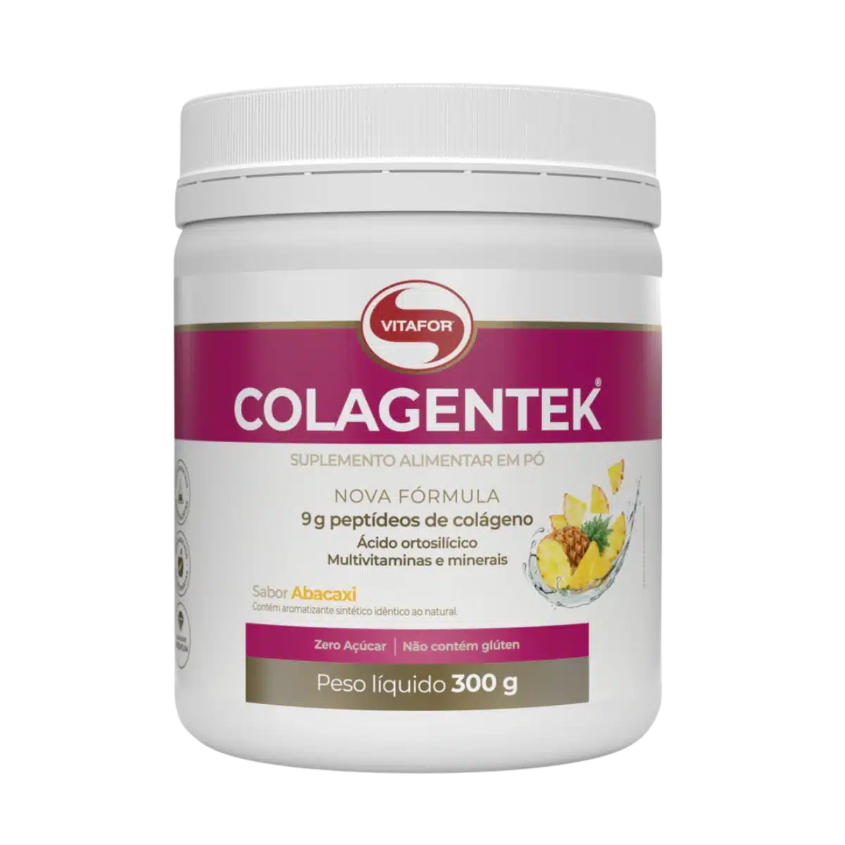 Colagentek-300g-Ananás-Vitafor