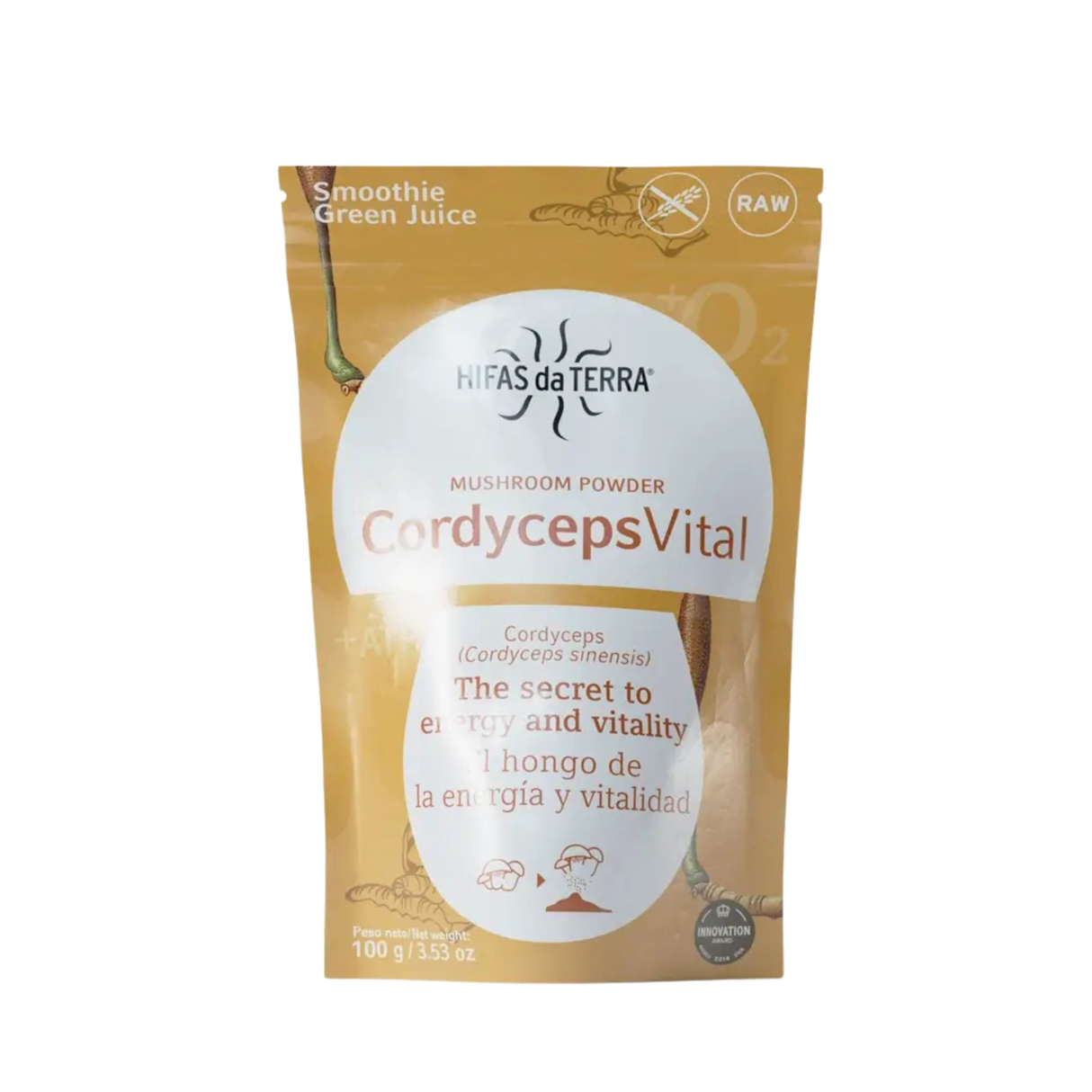 Cordyceps Vital 100g – Hifas da Terra