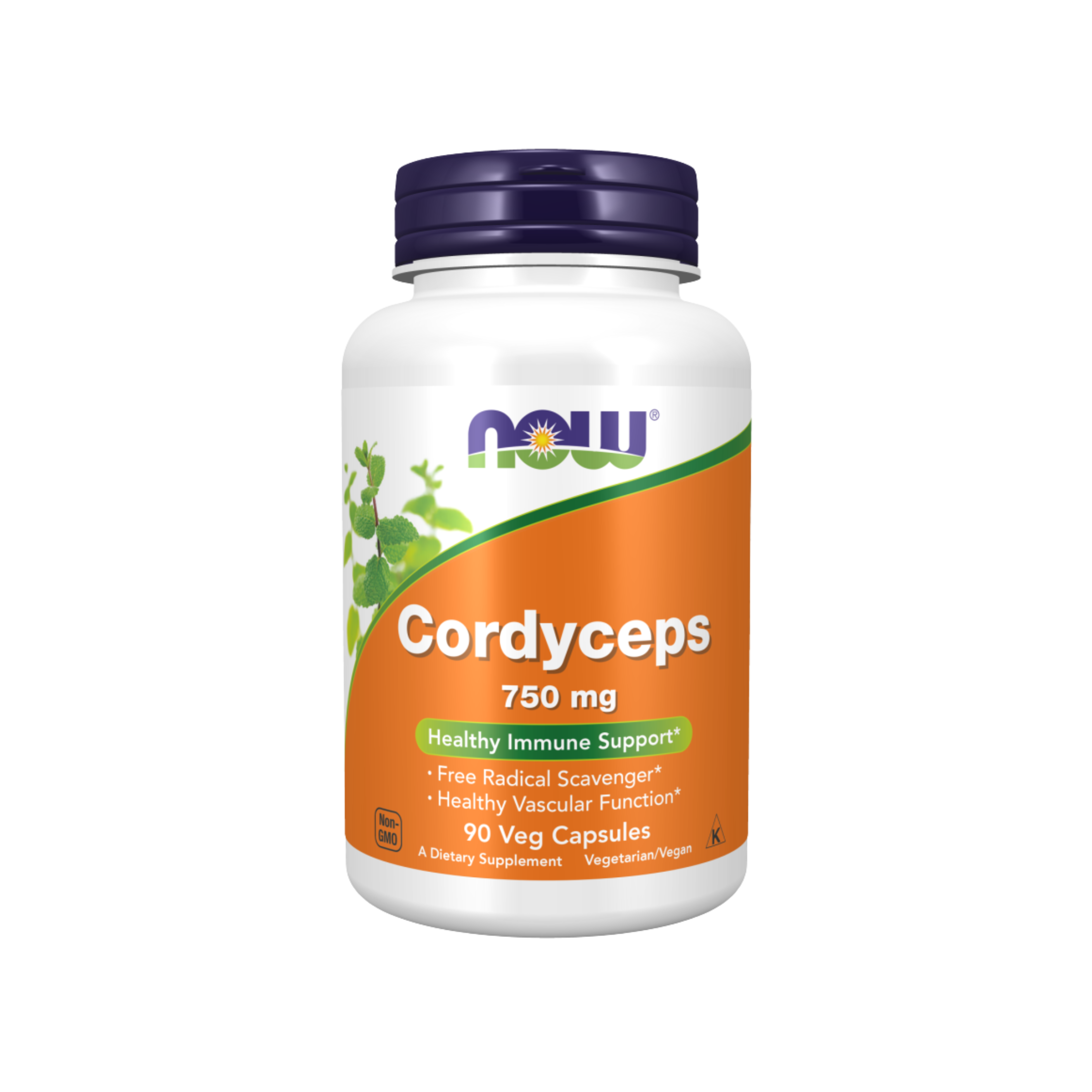Cordyceps 750mg  90cap – Now Foods