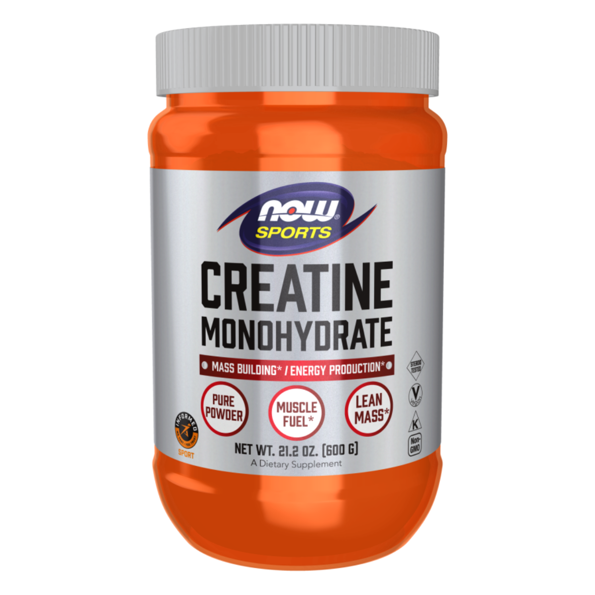 Creatine Monohydrate 600g 5000mg - Now