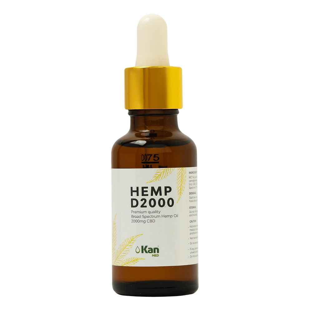 Hemp D2000 Oil 30ml - Kan-Med