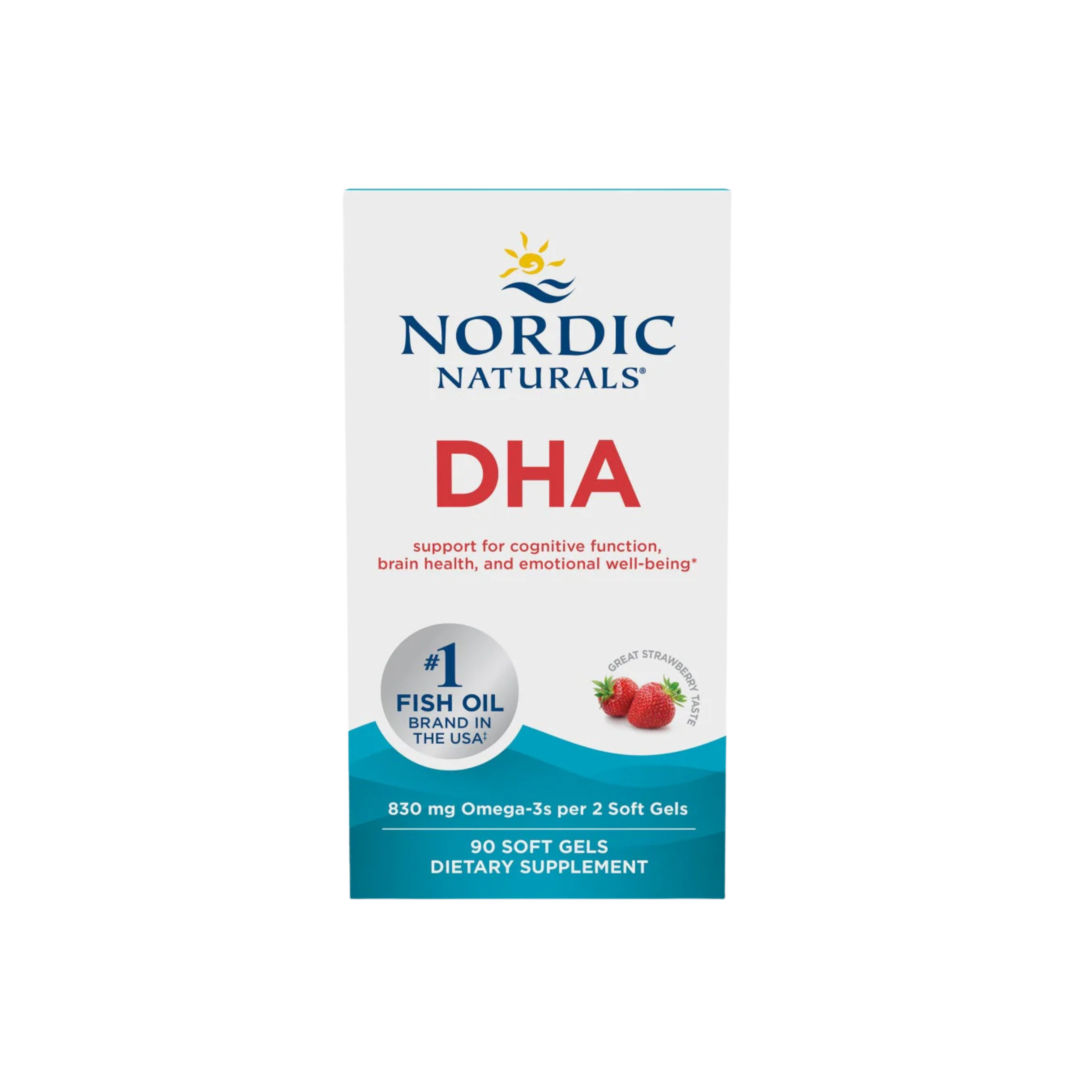 DHA Strawberry 90sft - Nordic Naturals