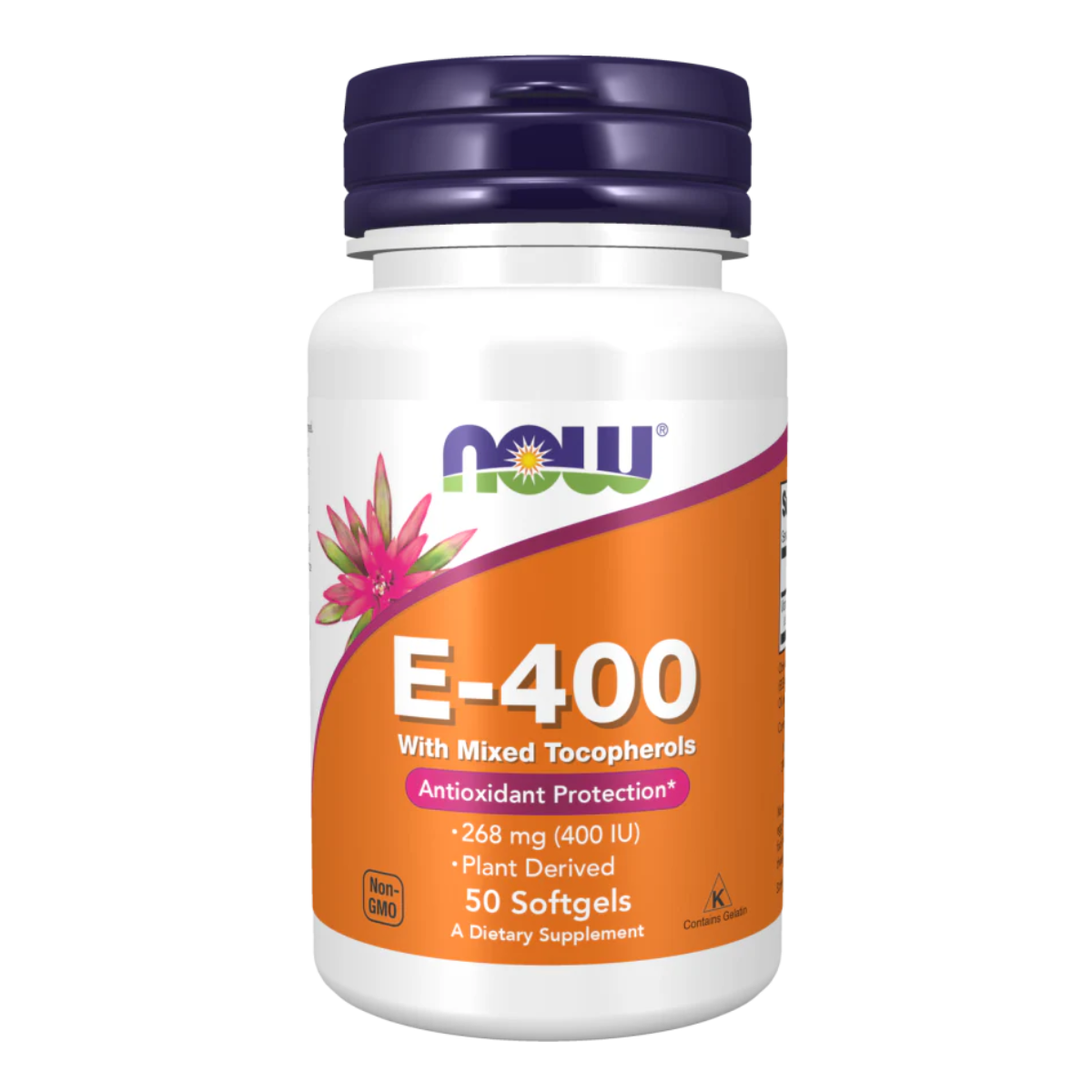 E-400 Mixed Tocopherols 50sft - Now Foods
