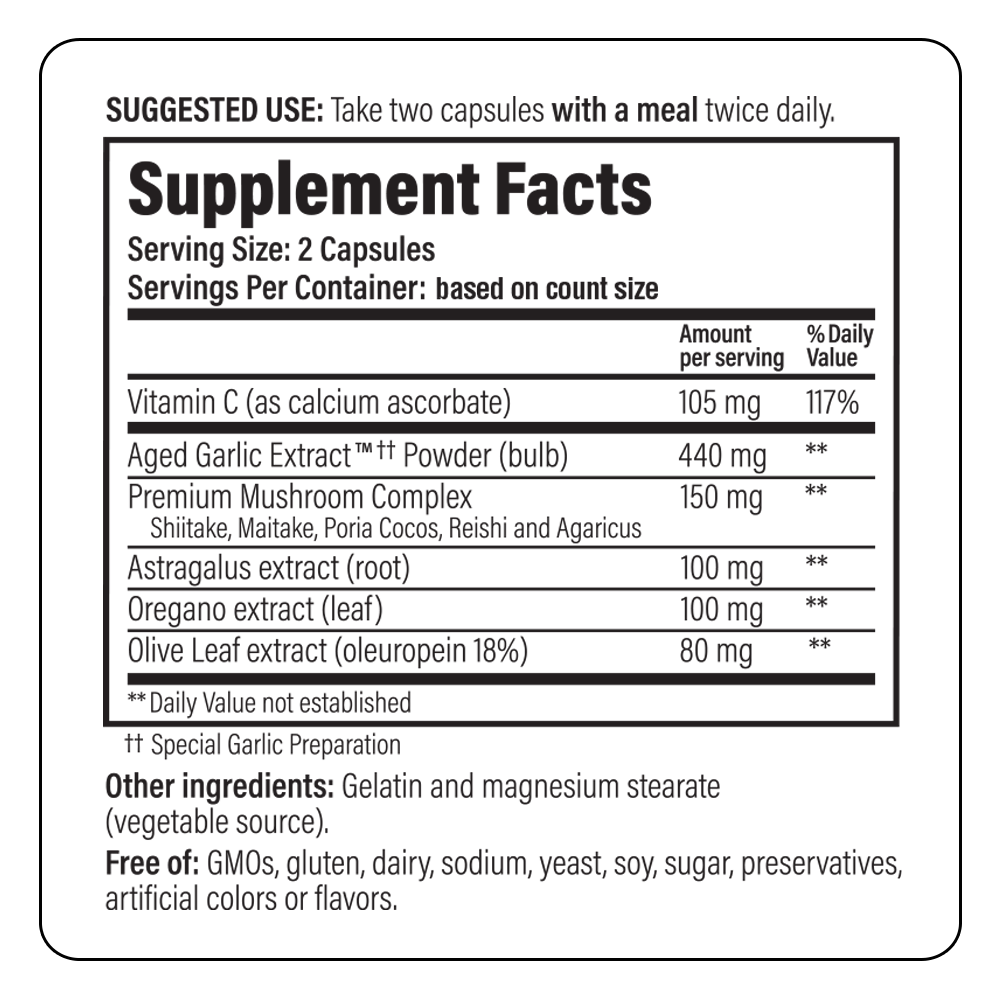 Immune Support Formula 103 100caps - Kyolic