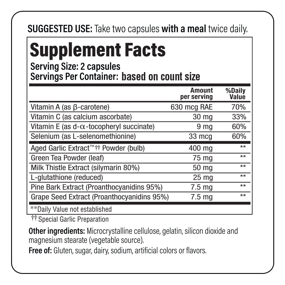 Detox & Anti-aging Formula 105 100cap - Kyolic