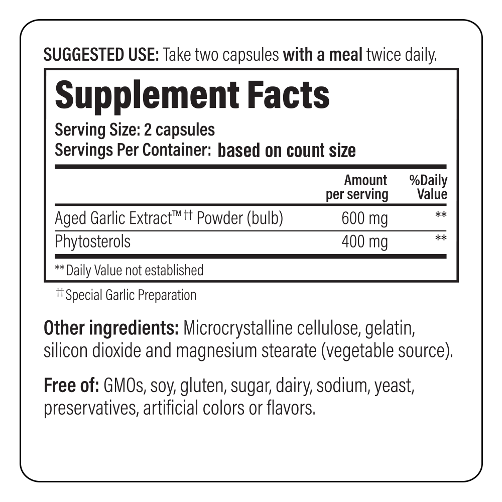 Phystosterols for Cholesterol Support Formula 107 80cap - Kyolic