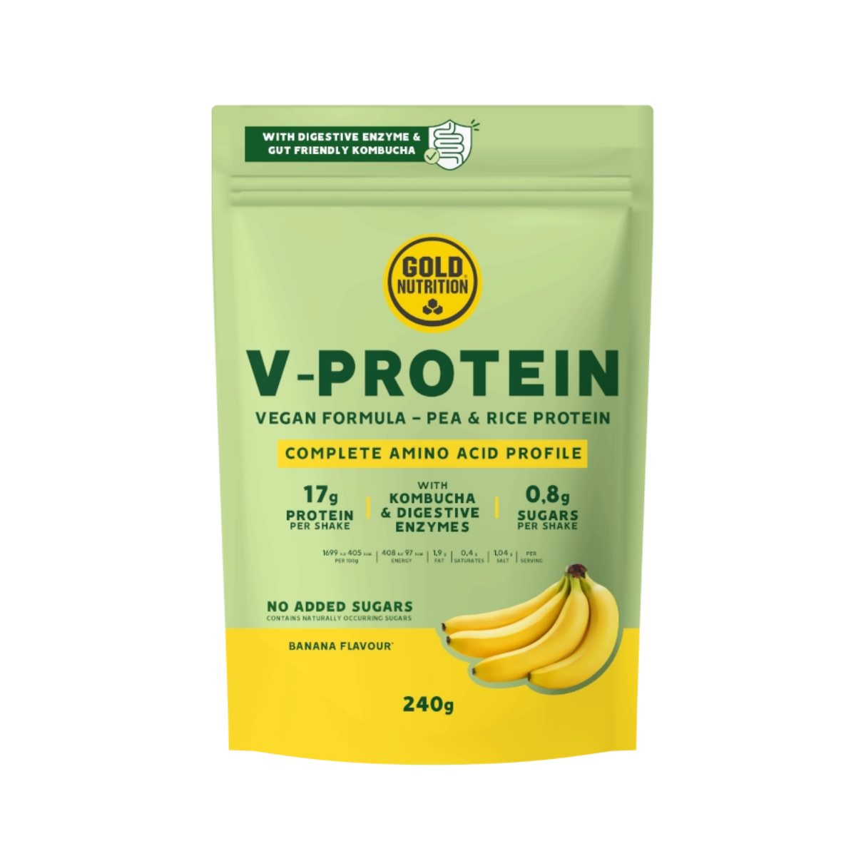 V-Protein 240g Banana - Gold Nutrition