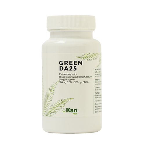 Green DA25 30cap - Kan-Med