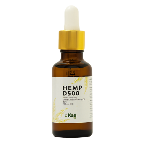 Hemp D500 Oil 30ml - Kan-Med