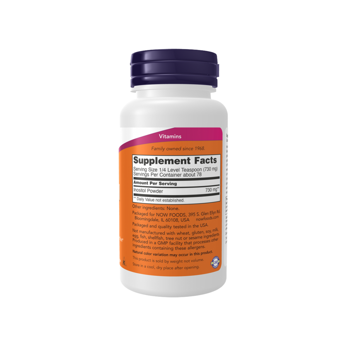 Inositol Powder 57g - Now Foods