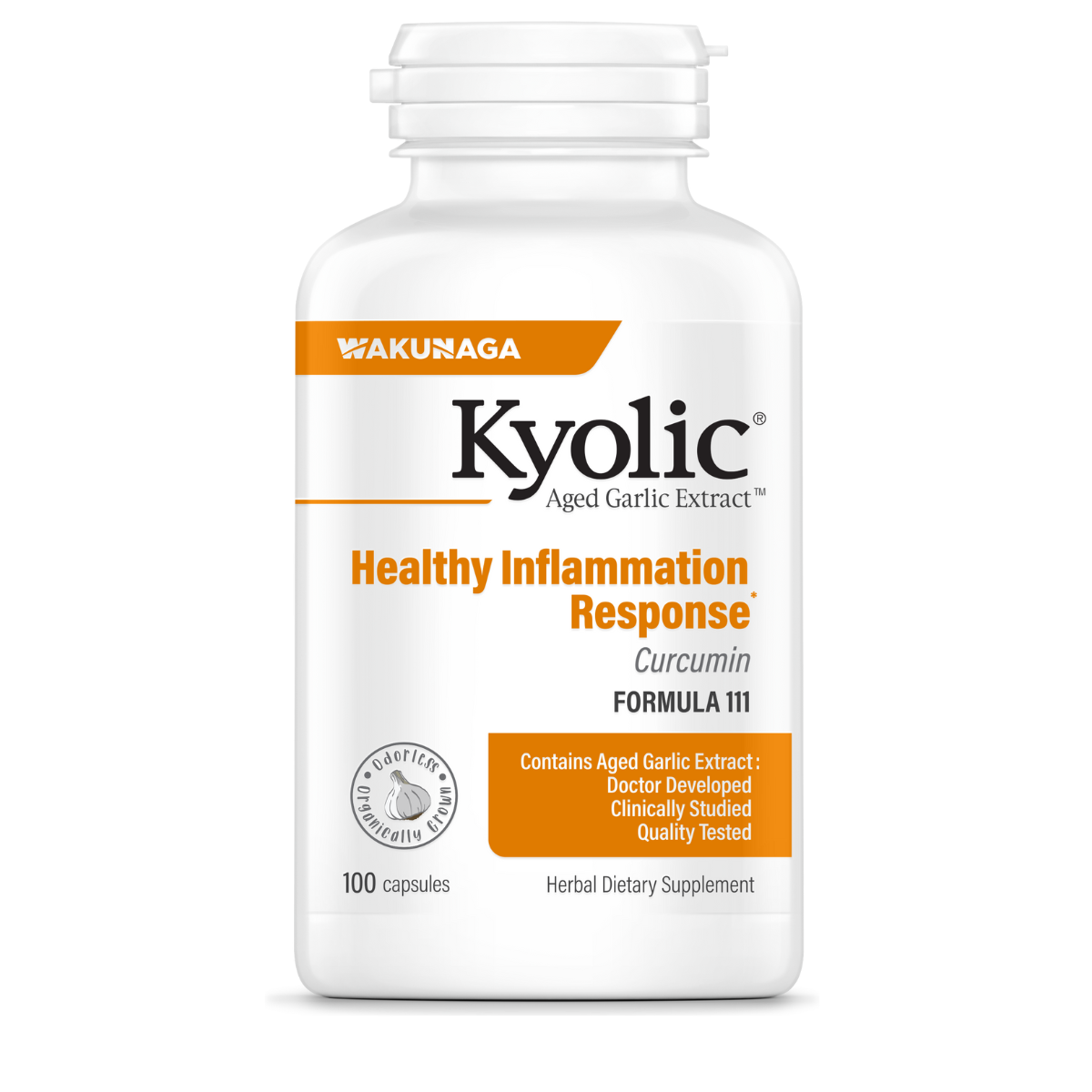 Healthy Inflammation Response Curcumin Formula 111 100cap - Kyolic
