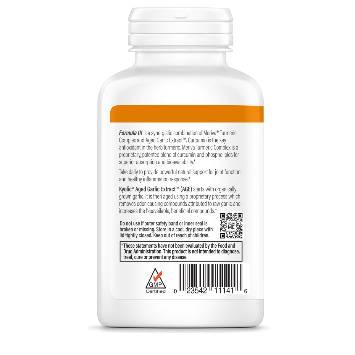 Healthy Inflammation Response Curcumin Formula 111 100caps - Kyolic