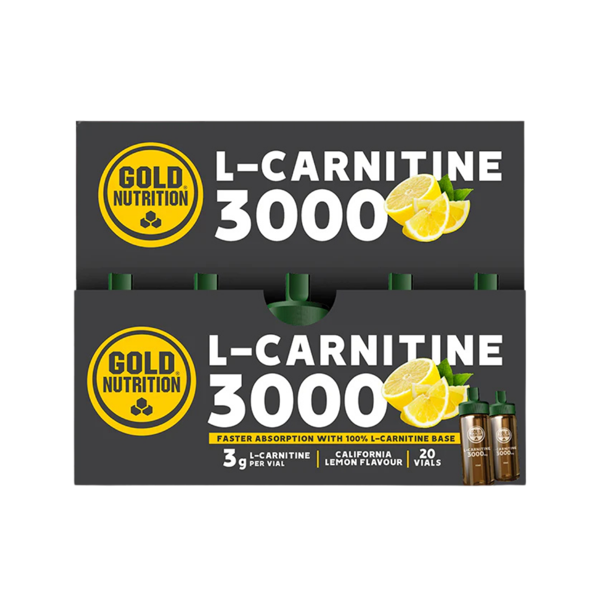 L-Carnitine 3000 20vials - Gold Nutrition