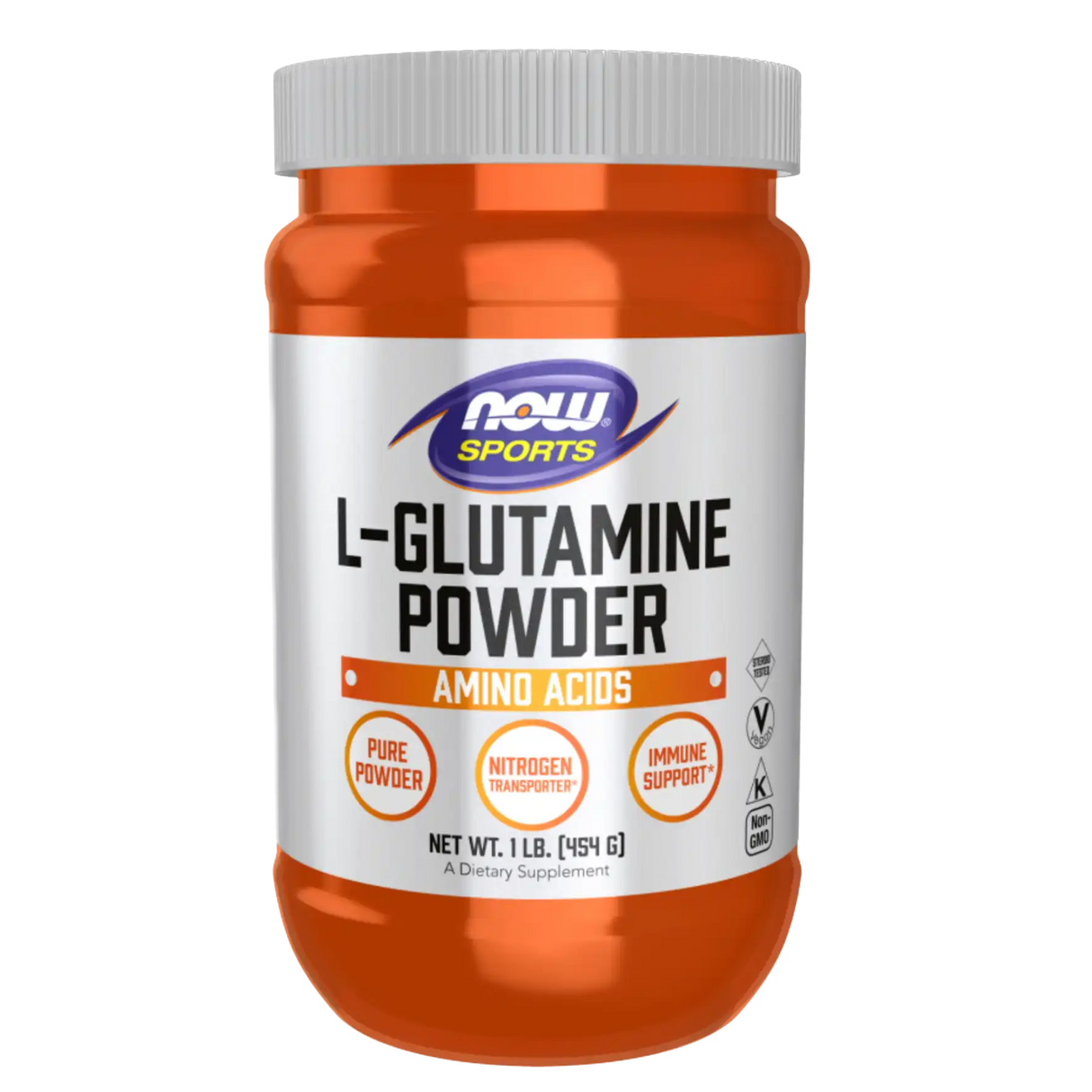 L-Glutamine Powder 454g 5000mg - Now