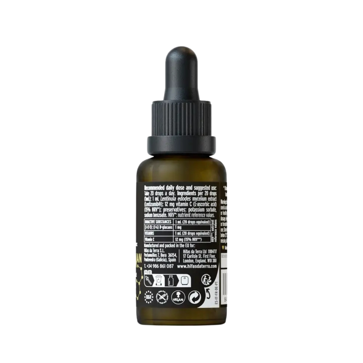 Hifas Lentinan 30ml - Hifas da Terra