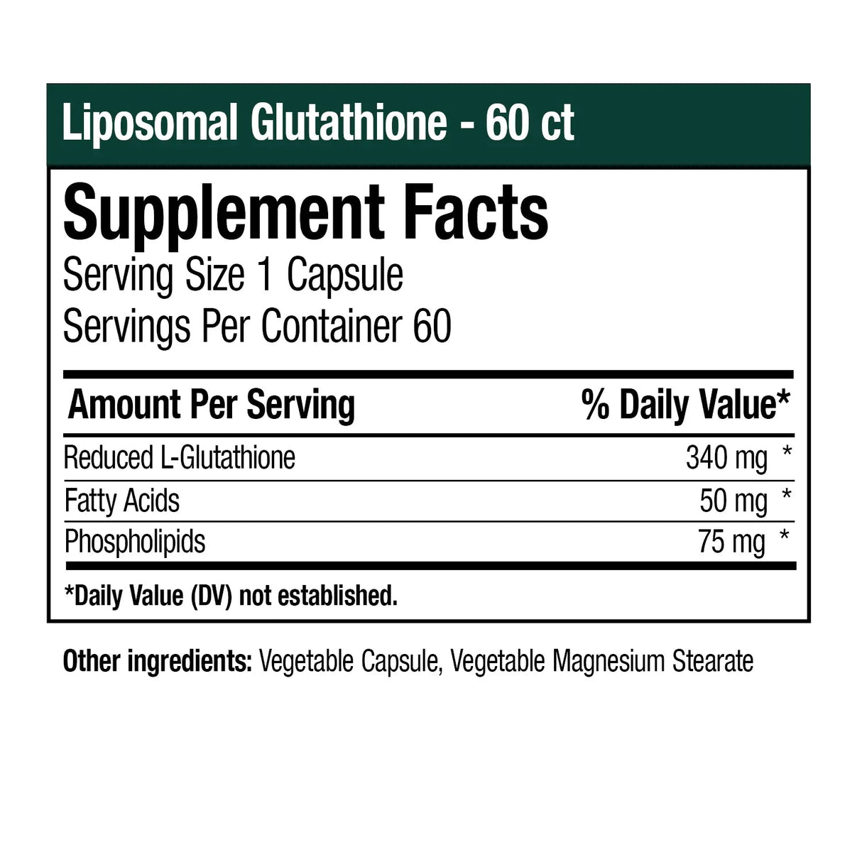 Liposomal Glutathione 60vcap - NutraMedix