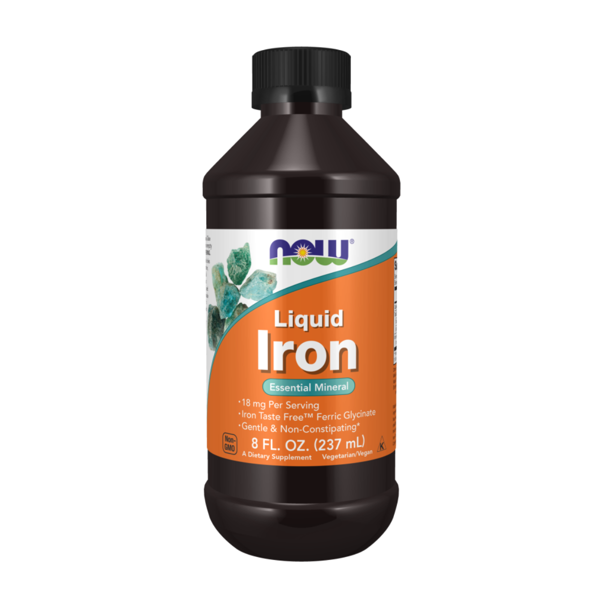 Liquid Iron 237ml - Now Foods