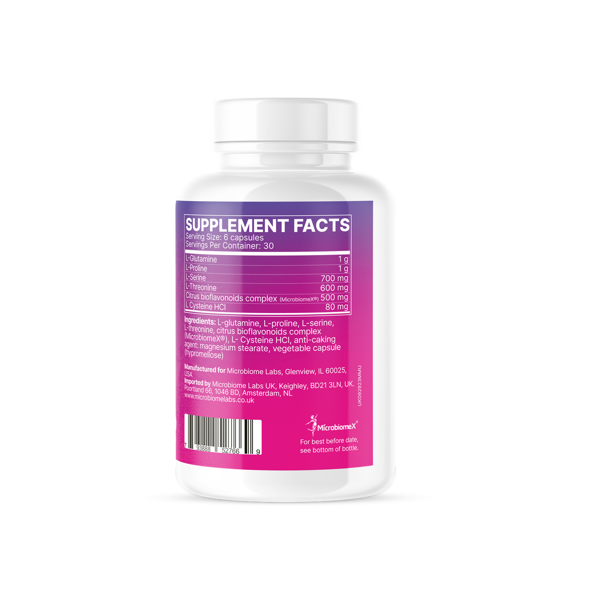 Mega Mucosa 180cap - Microbiome Labs