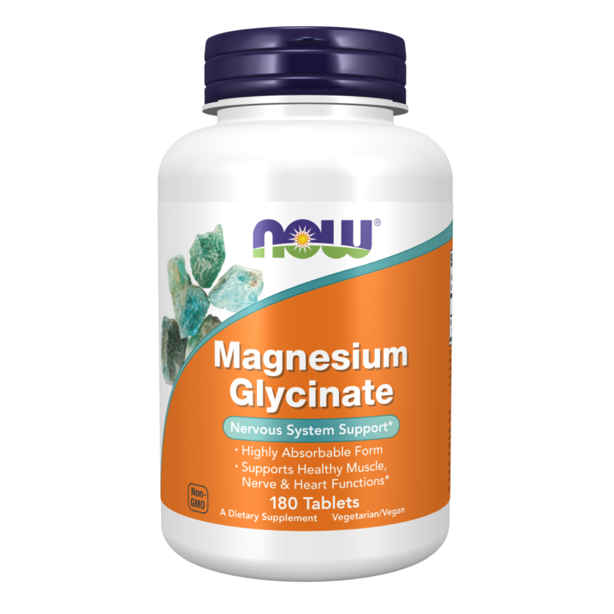 Magnesium Glycinate 180tab - Now Foods