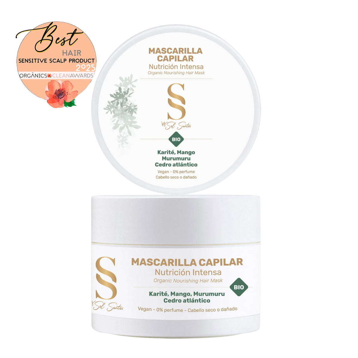 Mascara Capilar Nutritiva 200ml - Sol Santos