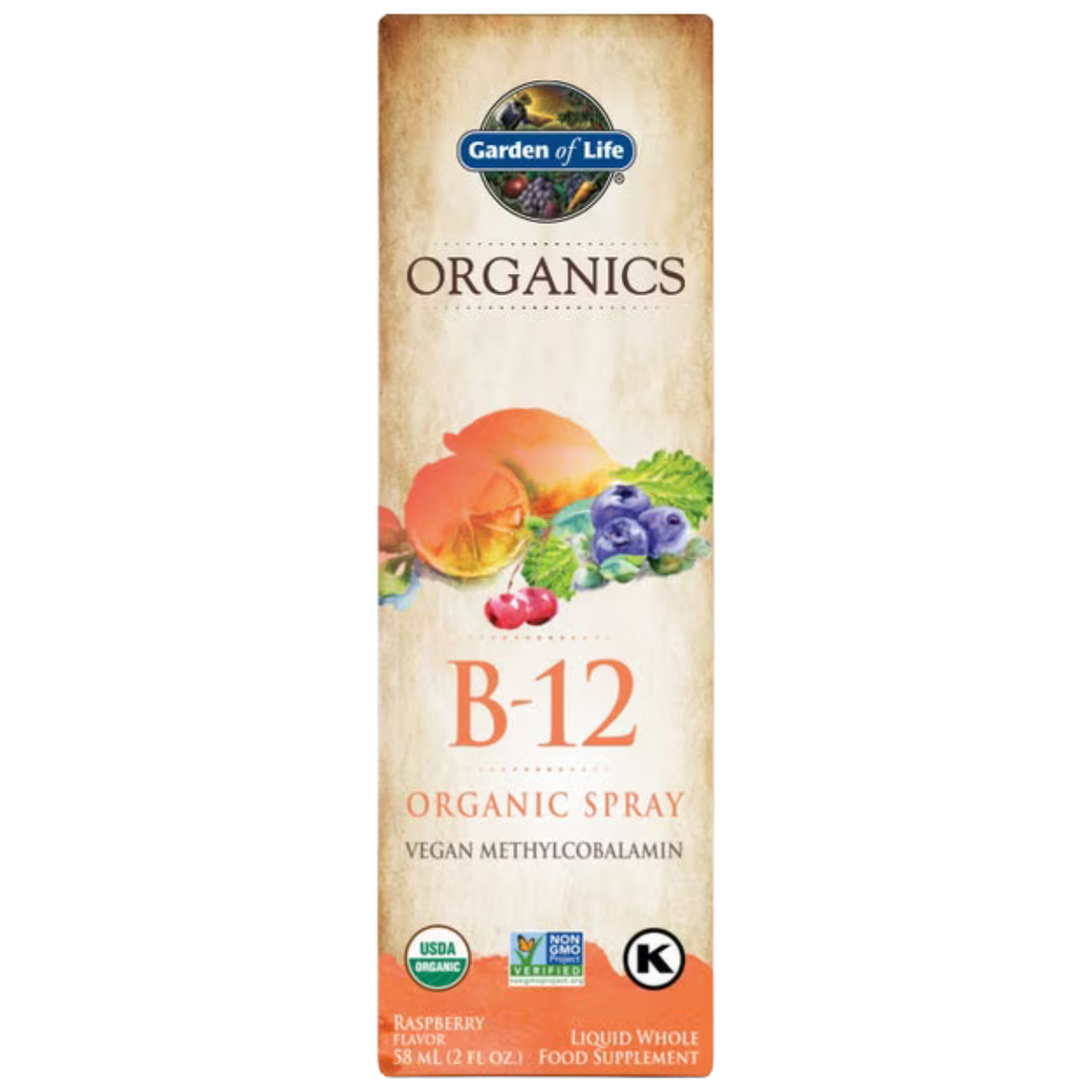 MyKind Vitamin B12 Spray 58ml - Garden of Life