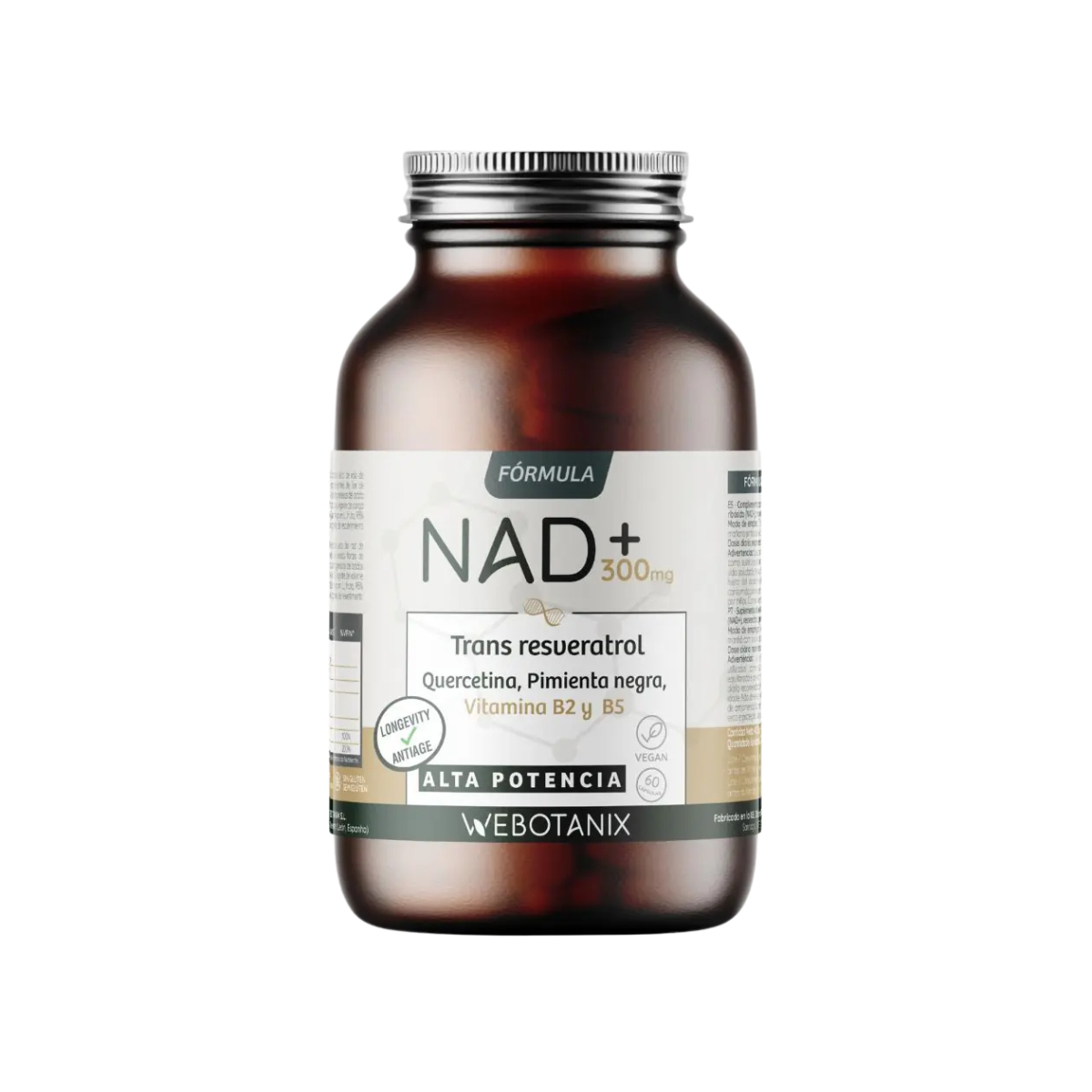 NAD+ 300mg 60cap - Webotanix