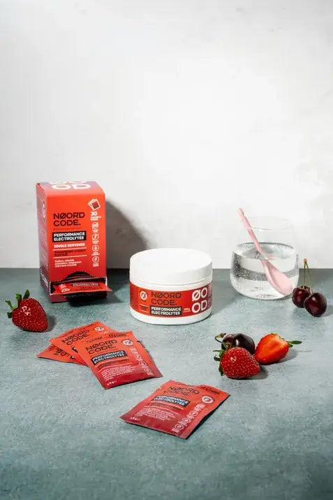Performance Electrolytes Strawberry Cherry 200g – Noordcode