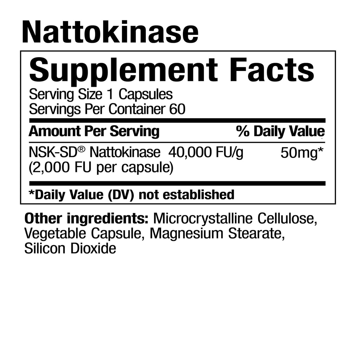 Nattokinase 60vcap - NutraMedix
