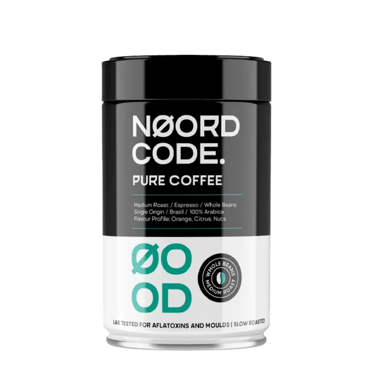 Pure Coffee Medium Roast Whole Beans 250g - Noordcode