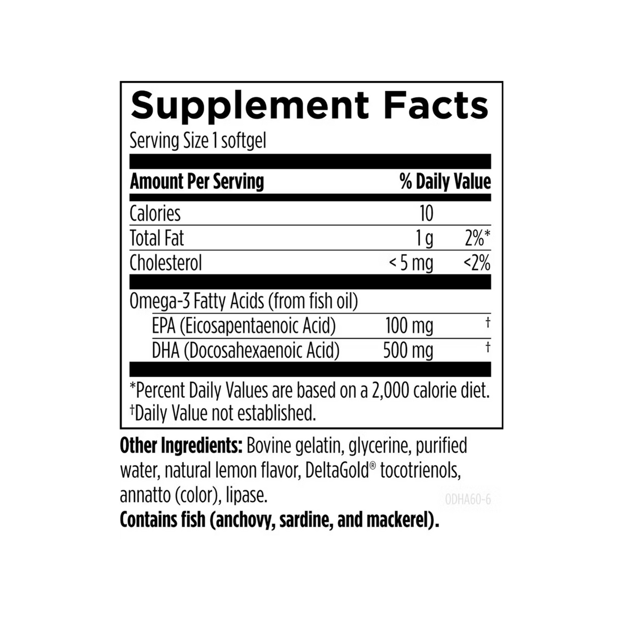 OmegAvail™ Ultra DHA 60sft - Designs for Health