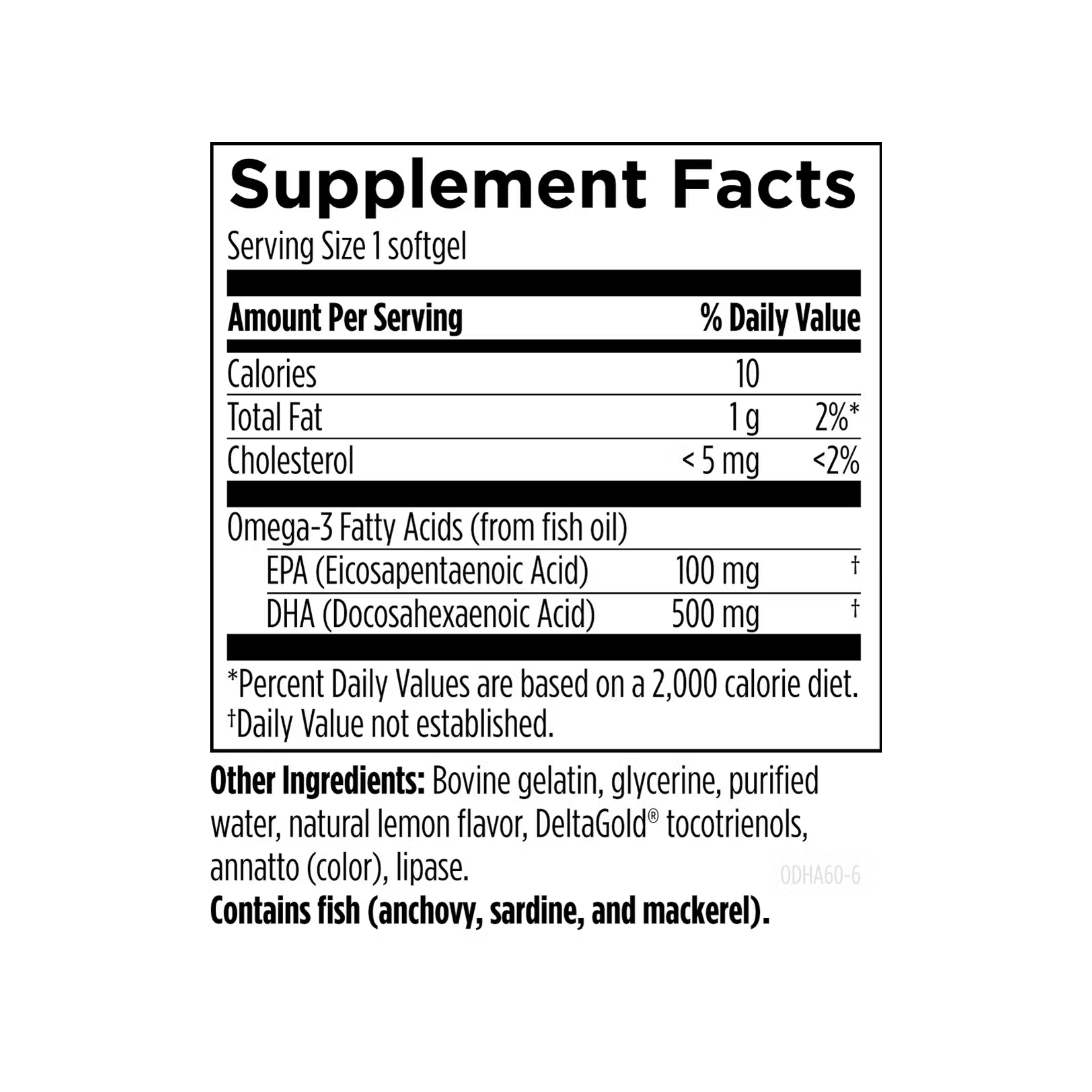 OmegAvail™ Ultra DHA 60sft - Designs for Health
